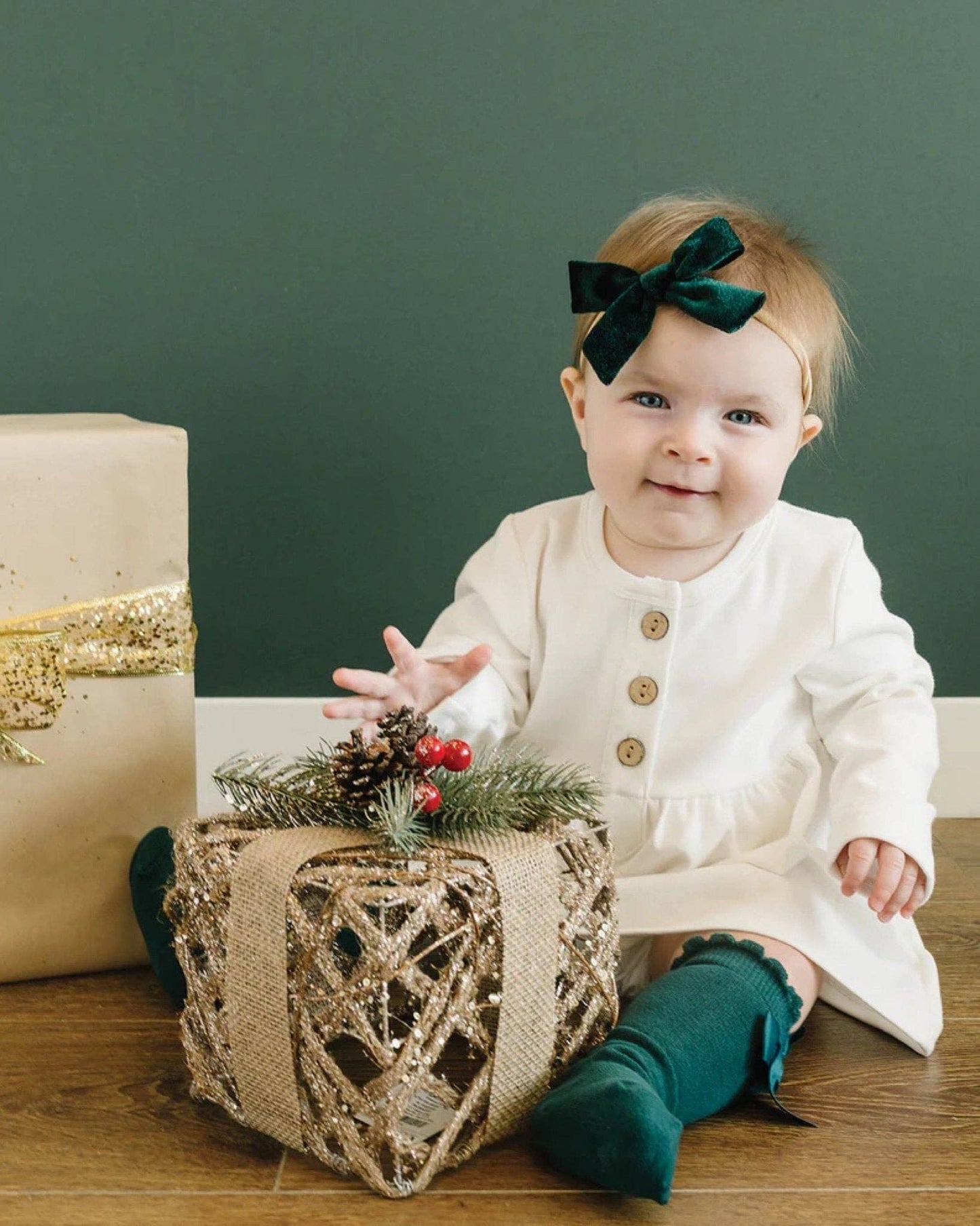 Cute Bow Socks | Green