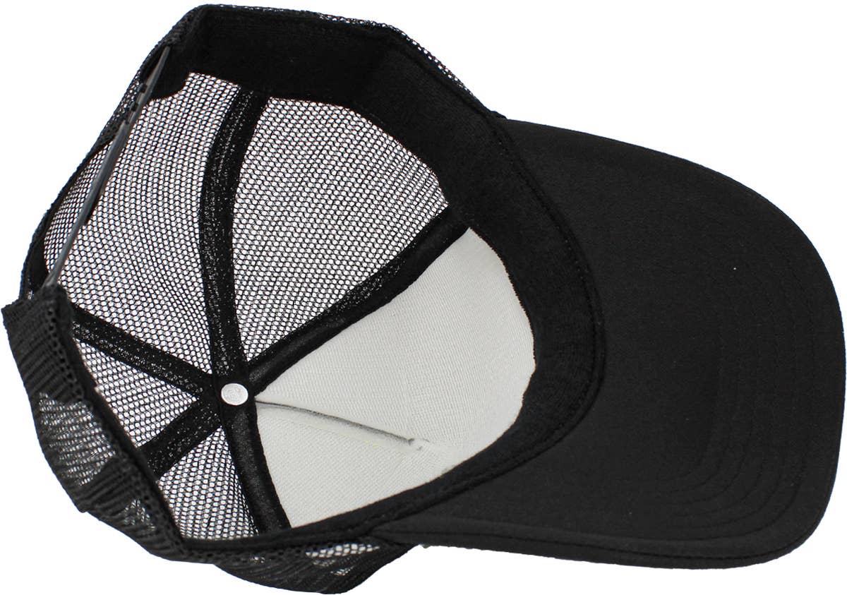 Classic Foam Front Trucker Hat: Pink-White