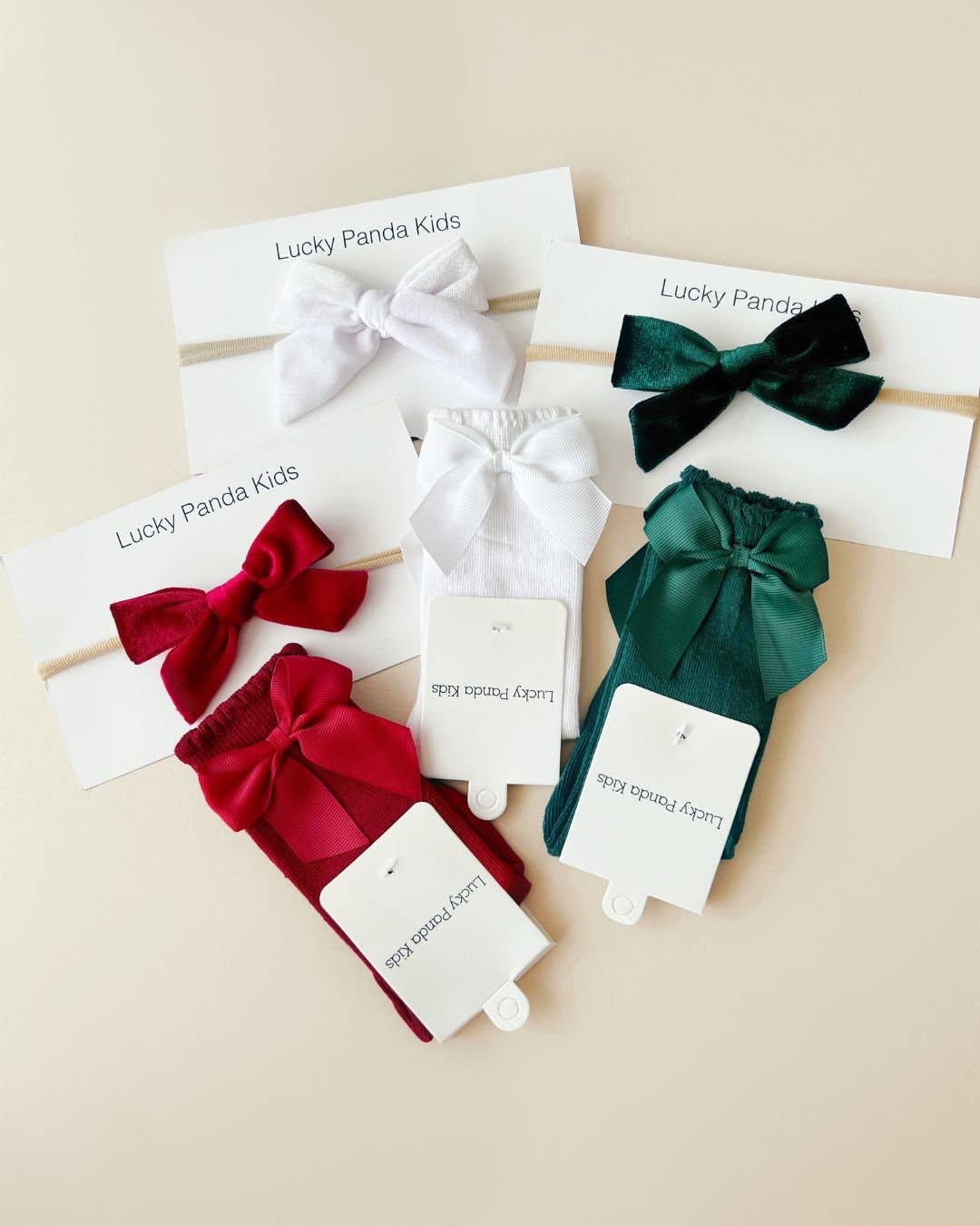 Cute Bow Socks | Green