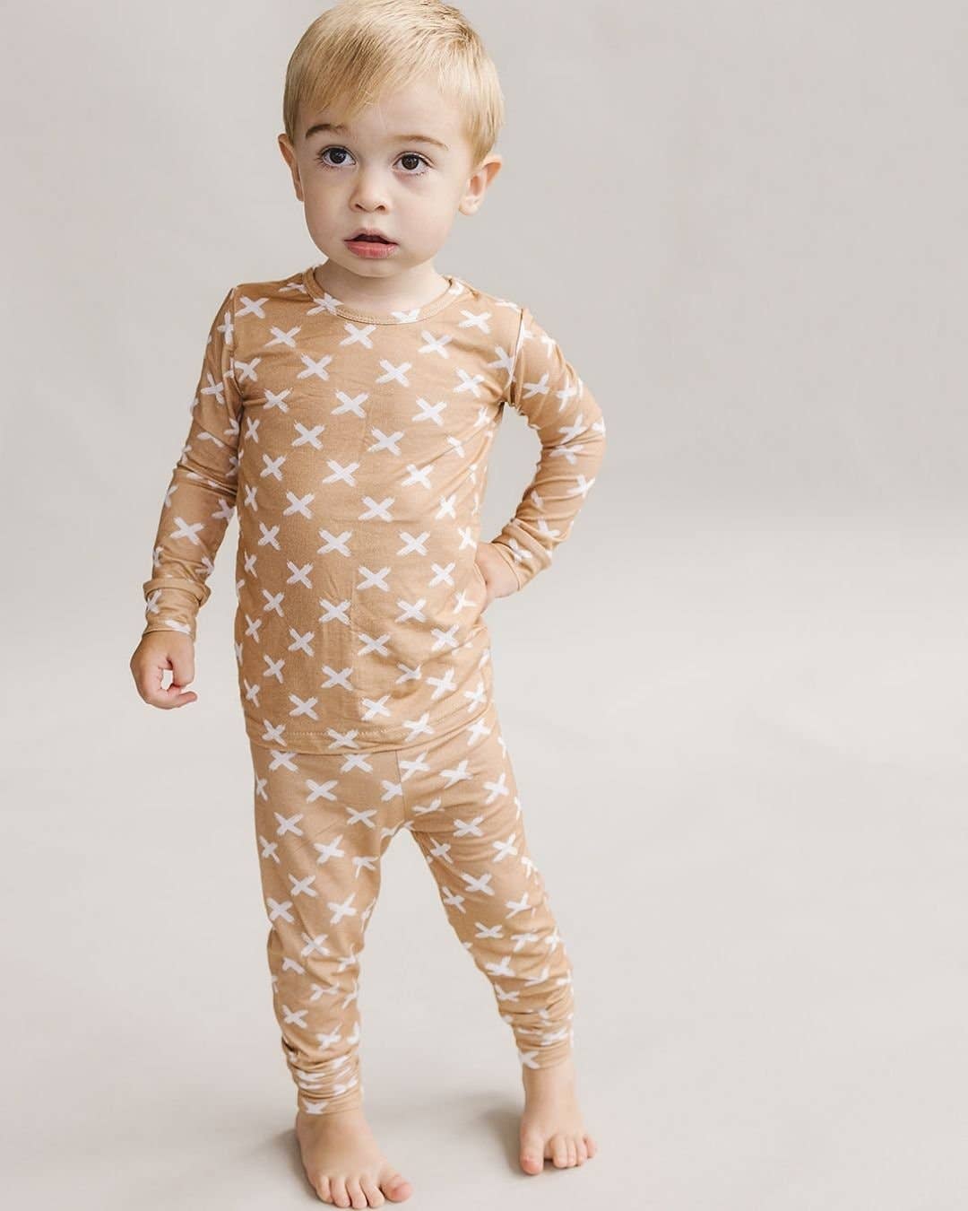 Bamboo Two Piece Set | Criss Cross: 2T