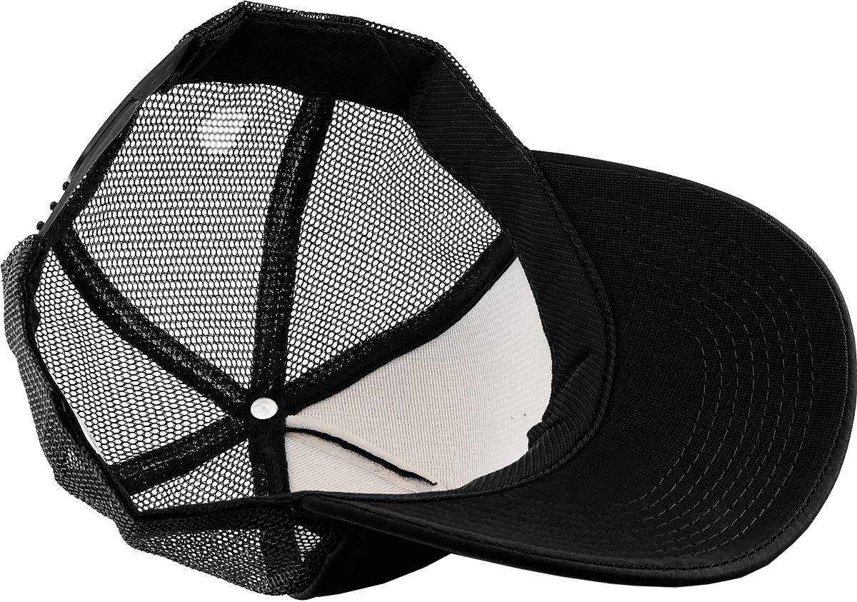 Classic Foam Front Trucker Hat: Pink-White