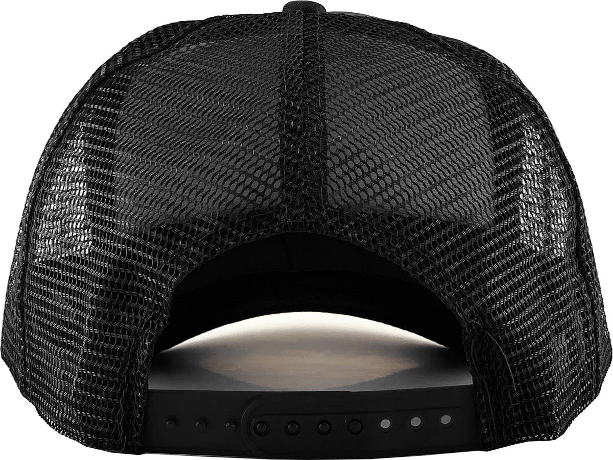 Classic Foam Front Trucker Hat: Pink-White