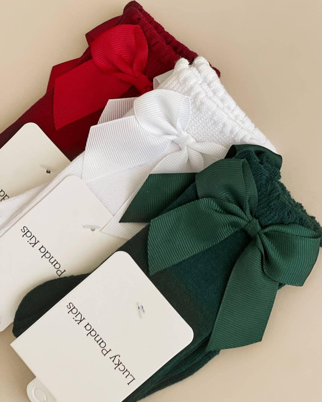 Cute Bow Socks | Green
