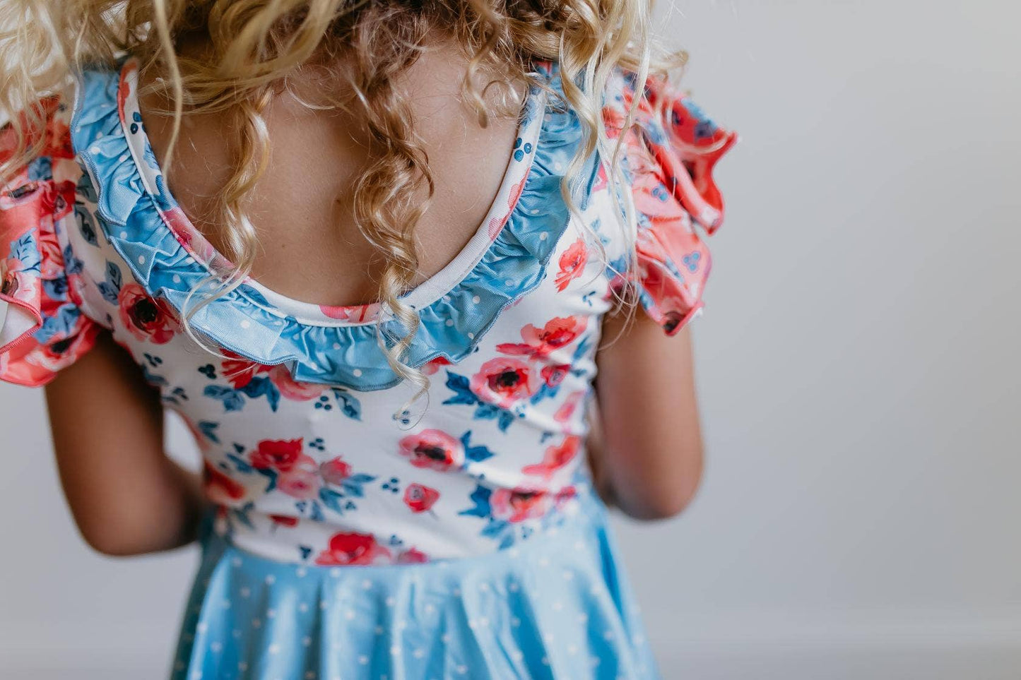 Peach Rose Skirted Leotard