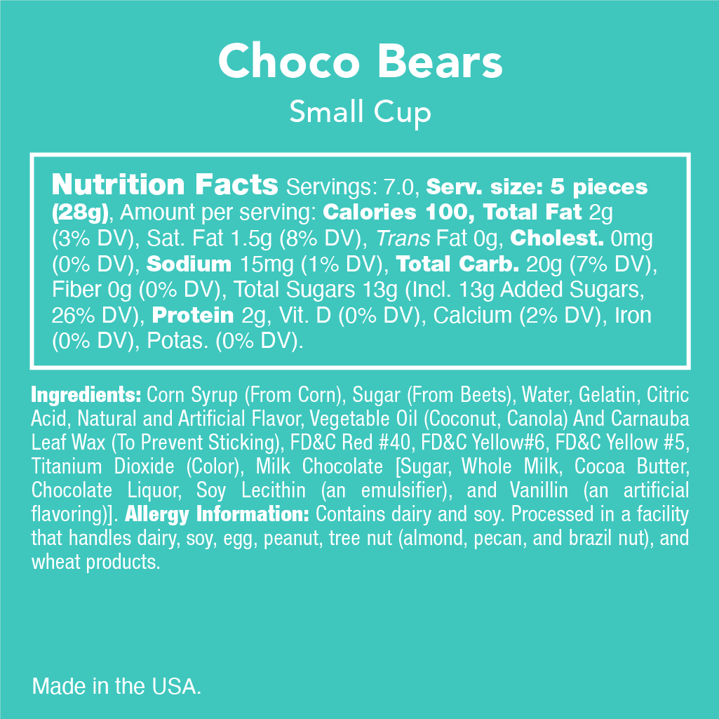 Choco Bears: Chocolate Gummy Bears