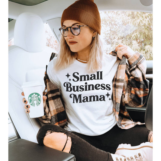 Small business mama graphic tee