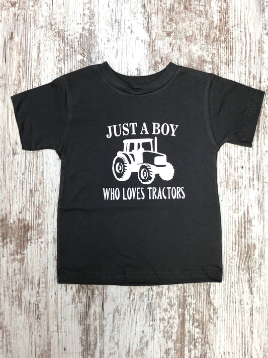 Just a boy who loves Tractors • Infant/Toddler Tee