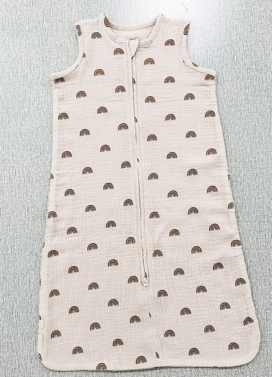 Boho Rainbow Swaddle Sac. Organic Cotton.