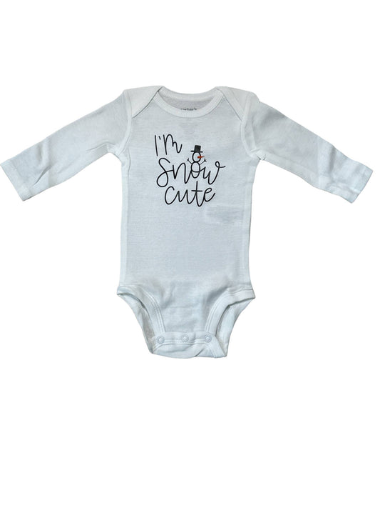 I’m snow cute • Infant Bodysuit: 12m / Short Sleeve