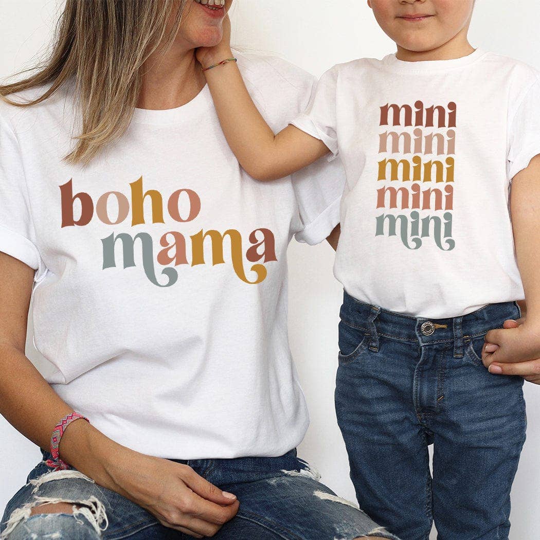 Boho Mama & Mini Graphic T-Shirt - MM143