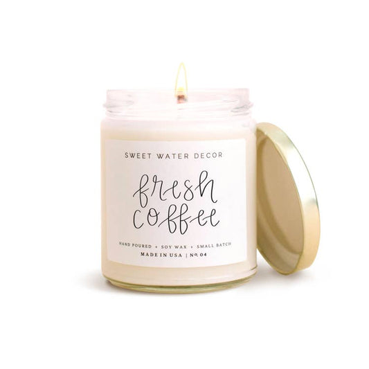 Fresh coffee soy candle