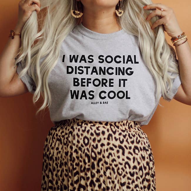 Social distancing tee Medium